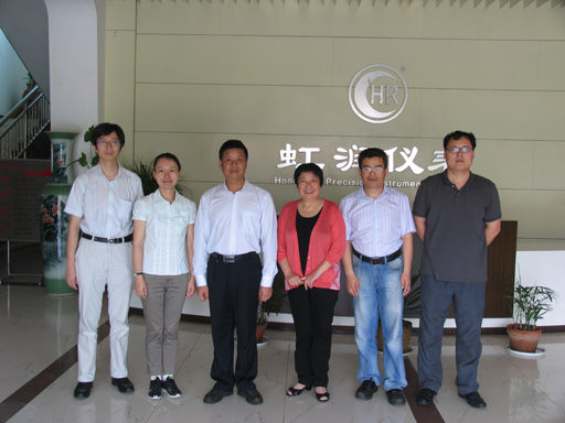 上海理工大學領導、教授一行考察虹潤公司