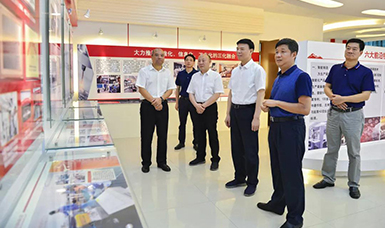 福建省人大常委會黨組書記、副主任張廣敏蒞臨虹潤公司調(diào)研指導(dǎo)