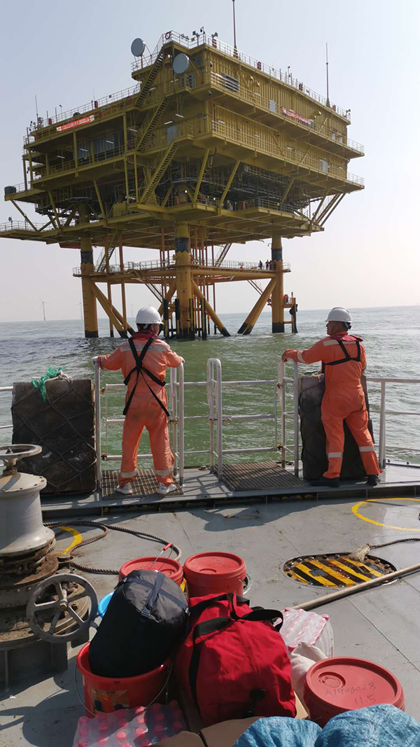 虹潤不怕遠征難，直掛云帆濟滄海-虹潤儀表為海上風電運行保駕護航